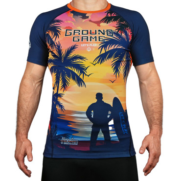 GroundGame hang loose RASHGUARD